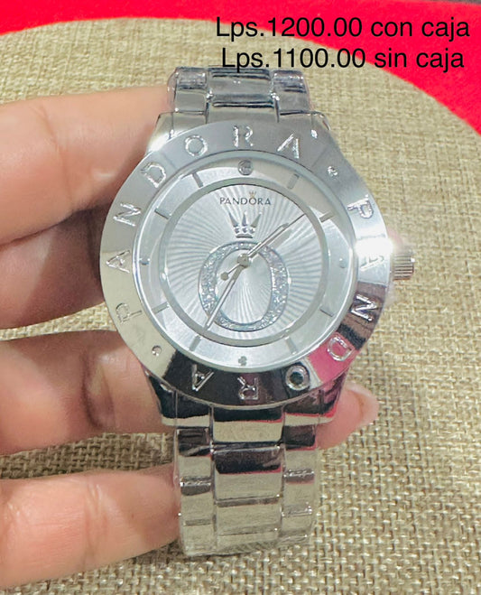 Reloj de dama plateado