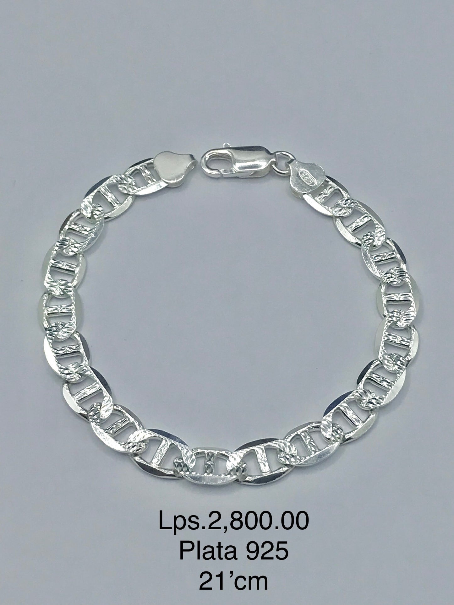 Pulsera de caballero Plata 925