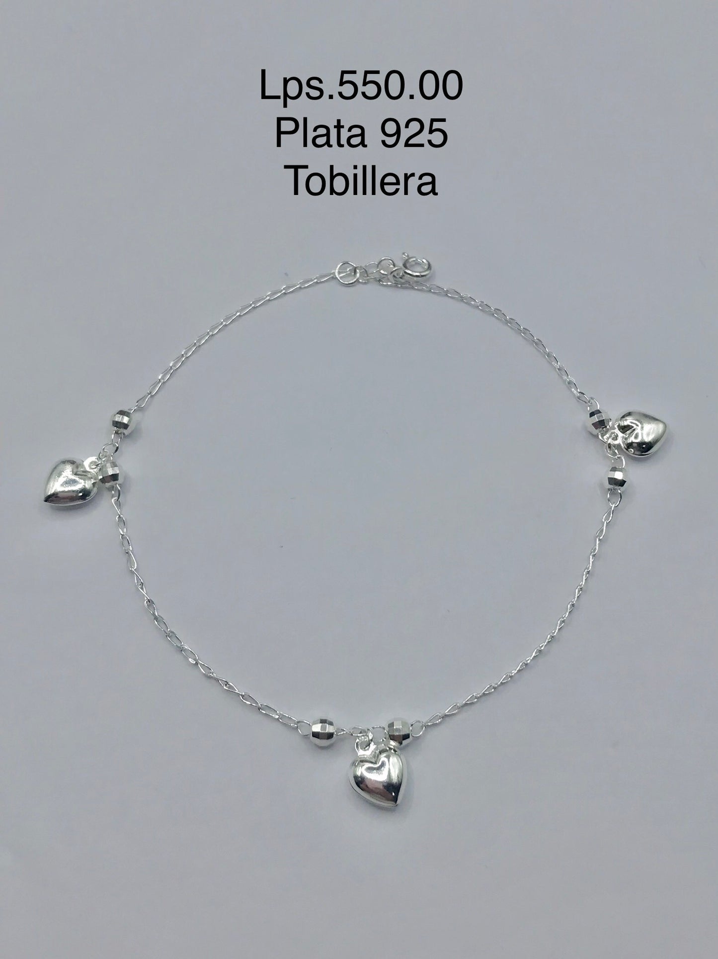 Tobillera con colgantes Plata 925