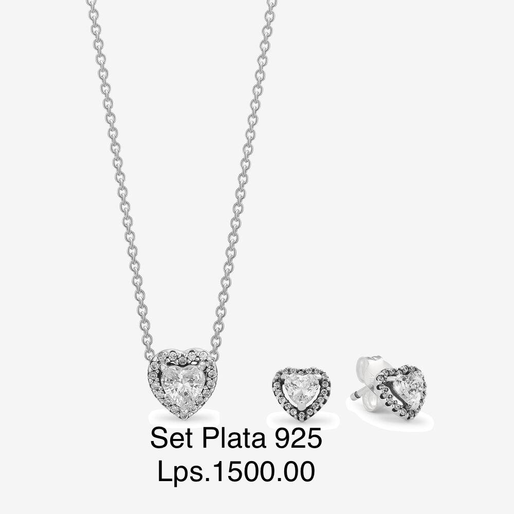 Set cadena y aritos Plata 925